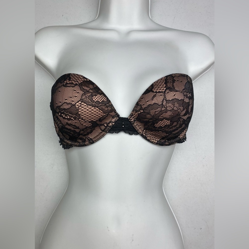 VS BLK/TAN Biofit Strapless 32C *P1063